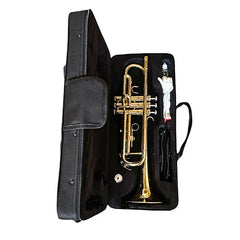 Trumpet- Beginner- Student Instrument- Gold Brass- Standard - Battling Blades