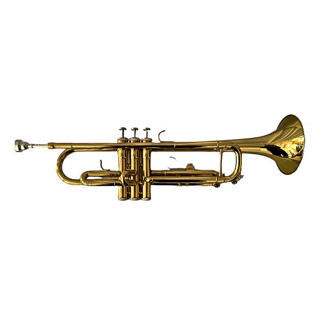 Trumpet- Beginner- Student Instrument- Gold Brass- Standard - Battling Blades