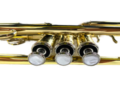 Trumpet- Beginner- Student Instrument- Gold Brass- Standard - Battling Blades
