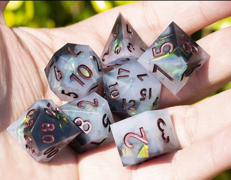 Polyhedral Dice Sets - Glitter Dice