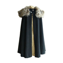 Medieval Cloak- Fur Cape/ Jacket - Battling Blades