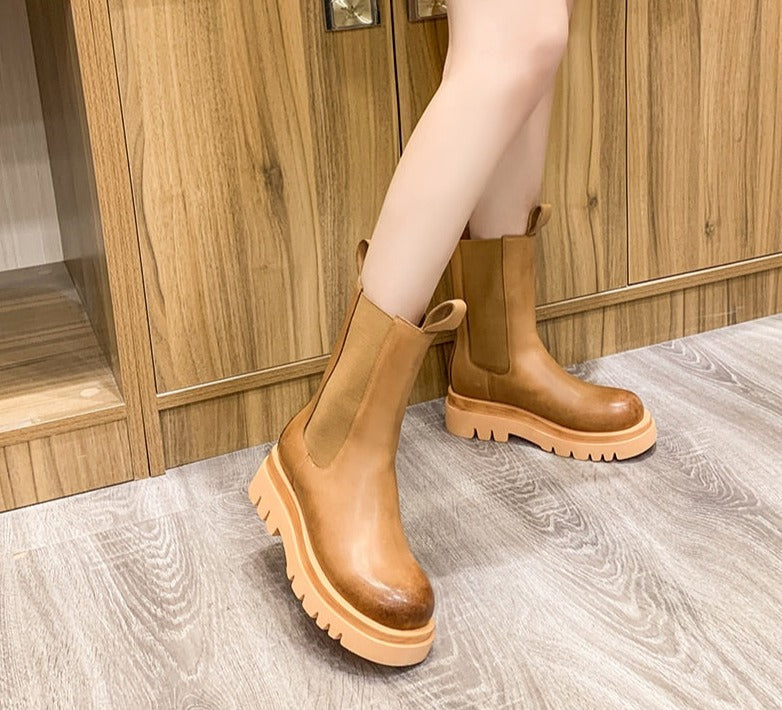 Chelsea Autumn Slip-on Boots