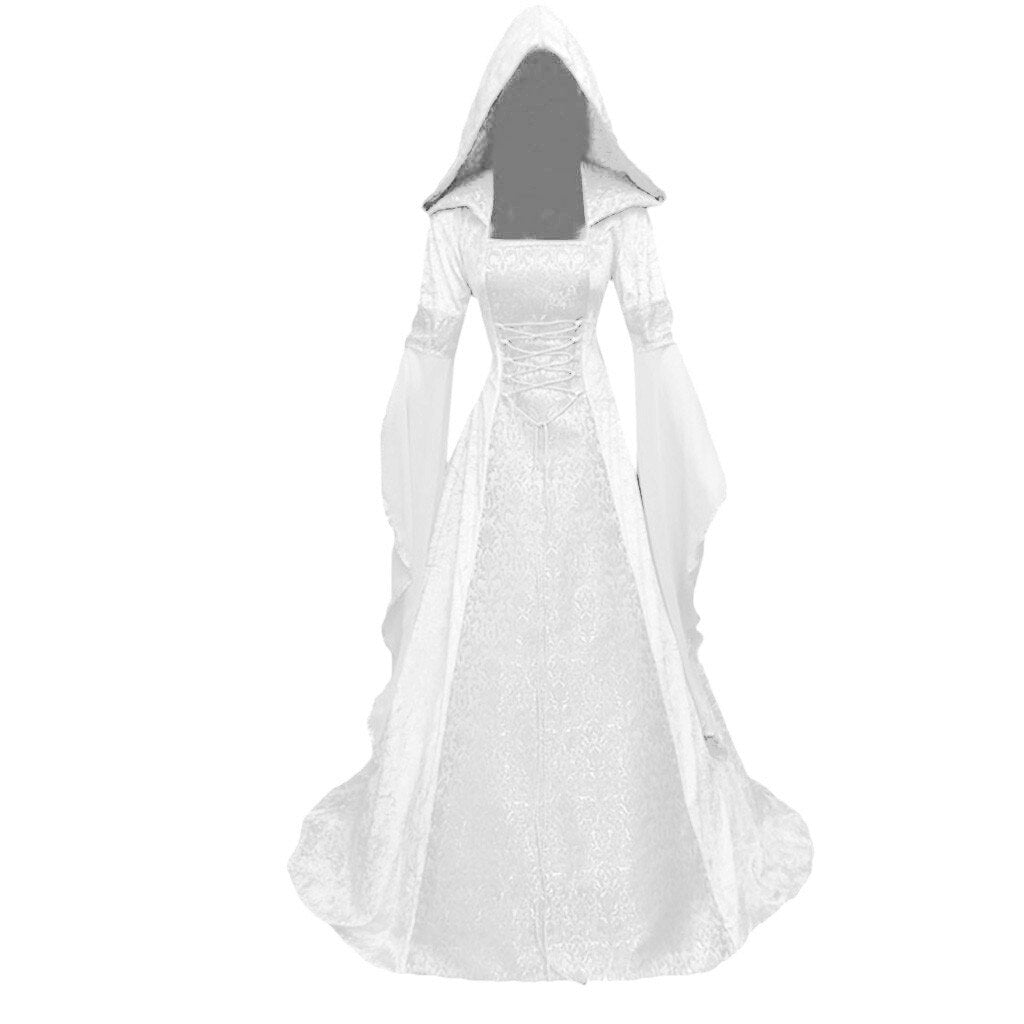 Medieval Dress - Hooded Tunic Dress