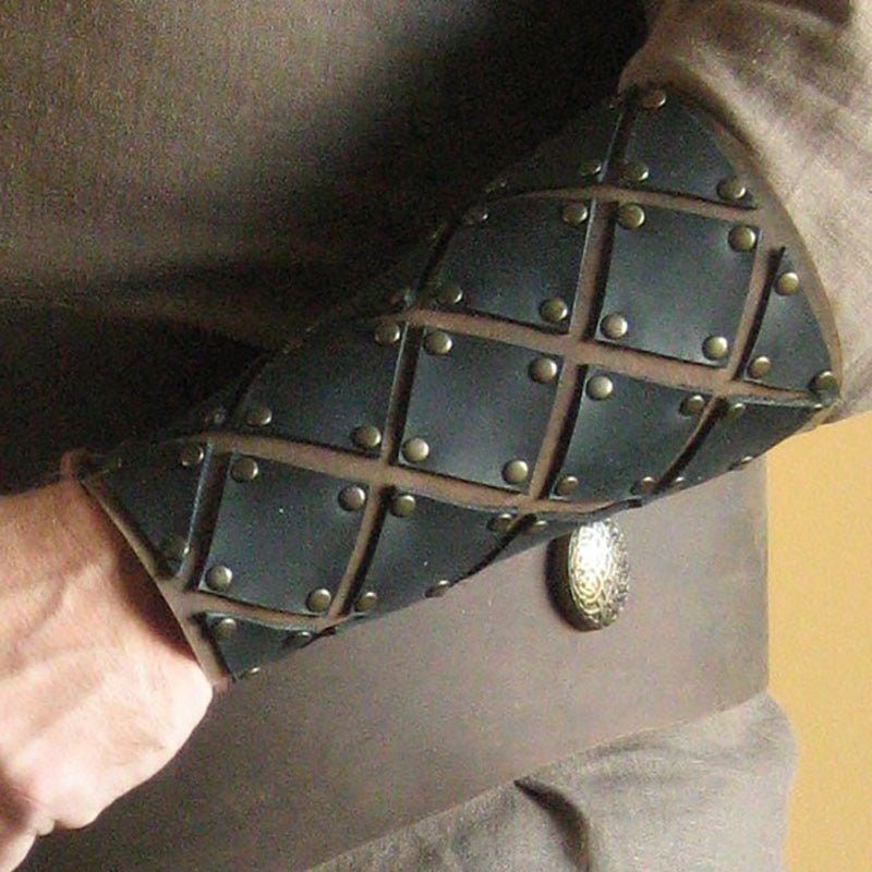 Wide Cuff Bracer - Armor Wristband - Battling Blades