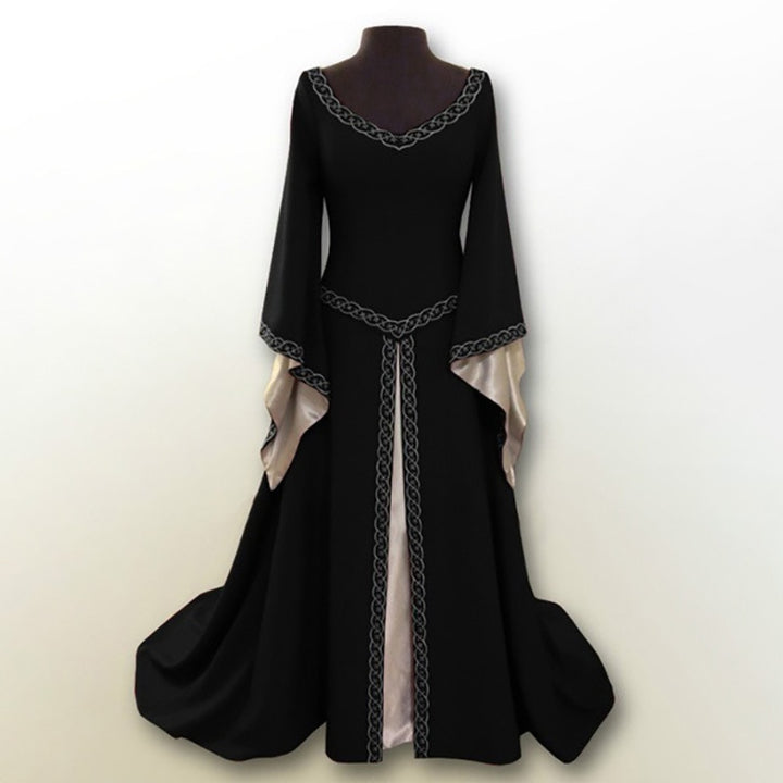French Court Dress- 18th Century Long Dress- Woman