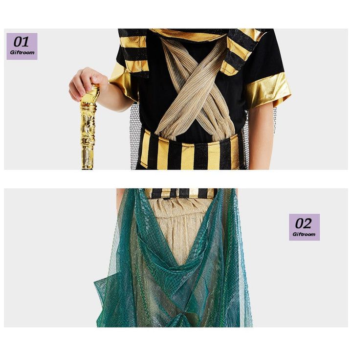 Kid's Egyptian Costume - Pharaoh and Cleopatra Costume