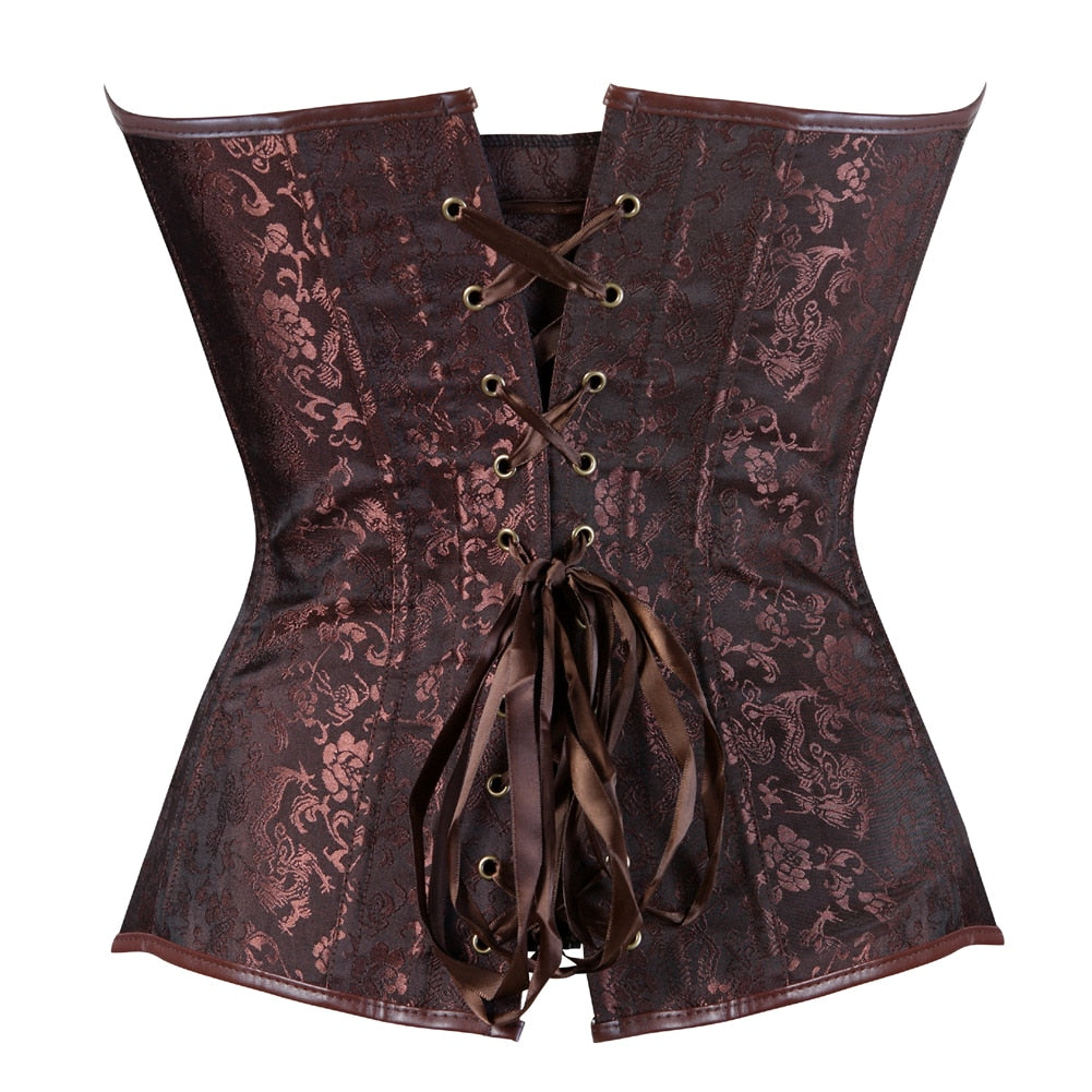 Steampunk Corset - Victorian Woman Burlesque - Corset Dress