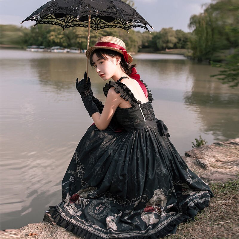 Victorian Lolita Steampunk Party Dress