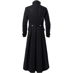 Gothic Steampunk Long Jacket- Trench Coat- Steam Punk - Battling Blades