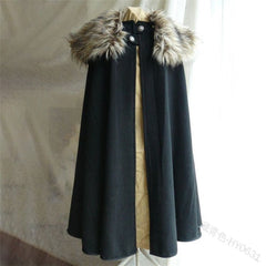 Medieval Cloak- Fur Cape/ Jacket - Battling Blades