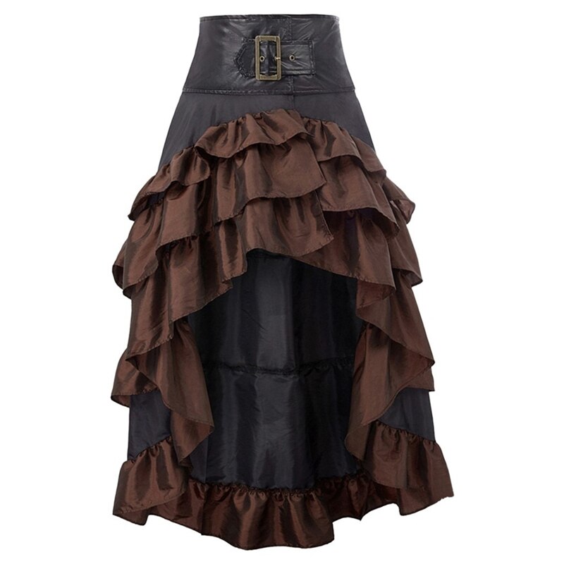 Trim Ruffled Corset- Victorian Party Dress