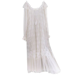Princess Nightgown- Sleepwear- Lace Nightdress- Women - Battling Blades