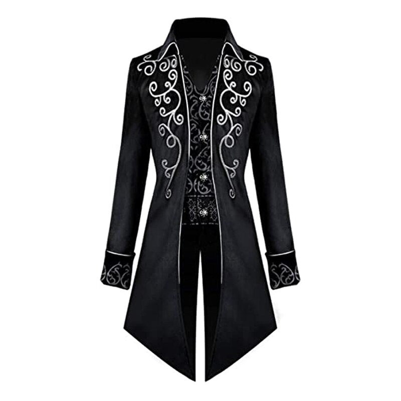 Medieval Jacket - Embroidery Tailcoat