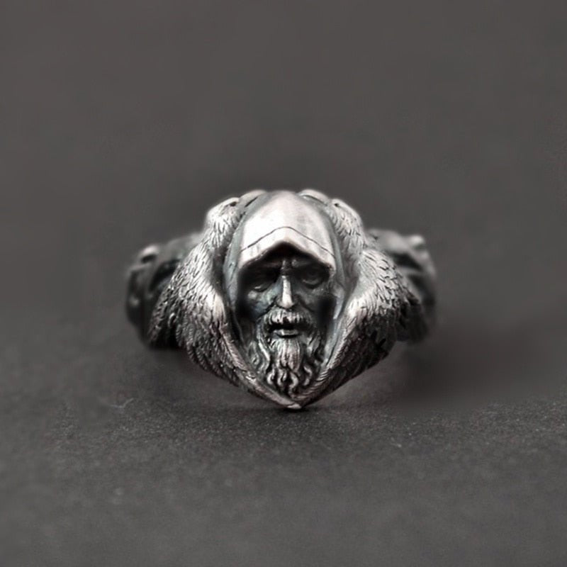 Norse Mythology Odin Raven Rings - Battling Blades