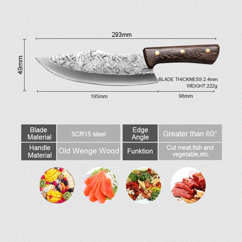 Boning Knife- Stainless Steel- 11.5"