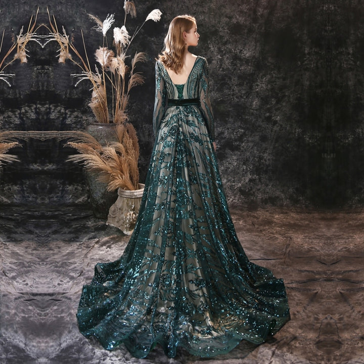 Long Dress - Sequined Enlightenment Gown