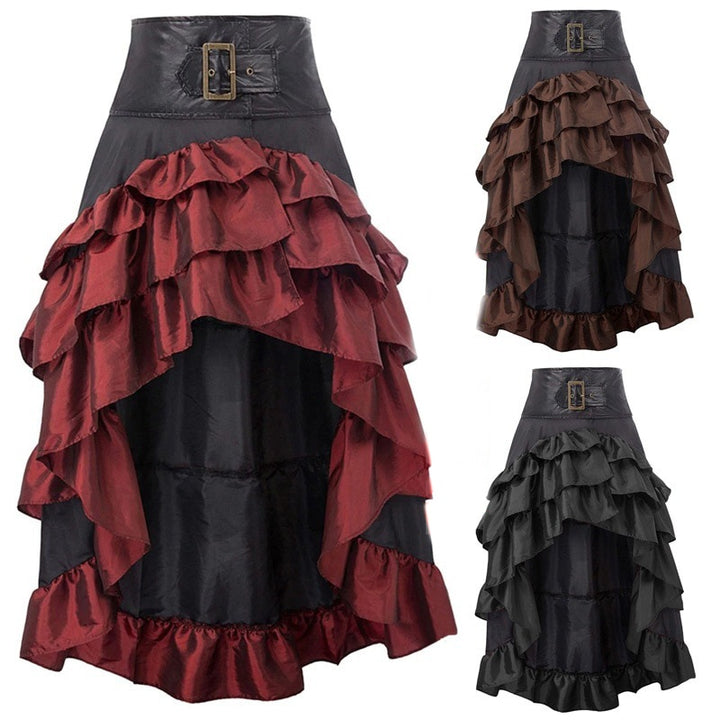 Trim Ruffled Corset- Victorian Party Dress