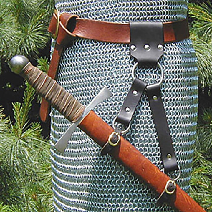 Medieval Mastery: Viking's Sword Frog Belt