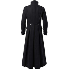 Gothic Steampunk Long Jacket- Trench Coat- Steam Punk - Battling Blades