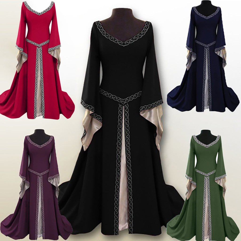 Traditional Gown- Medieval Long Dress