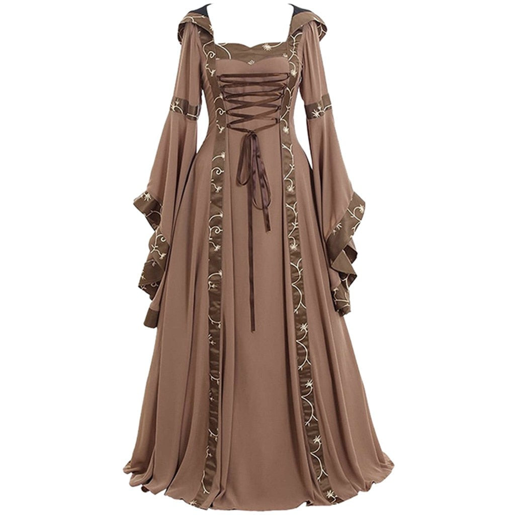 Renaissance Autumn Dress - Floor Length