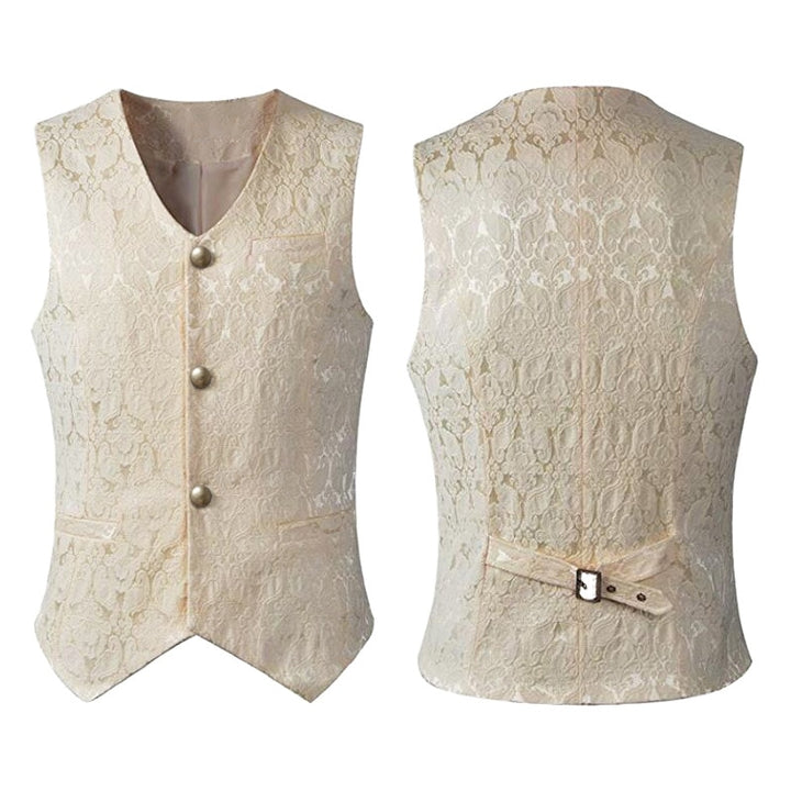Renaissance Vintage Vest - Jacquard Swallow Top