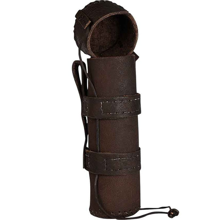 Medieval Bottle Holder - Leather Wine Holder