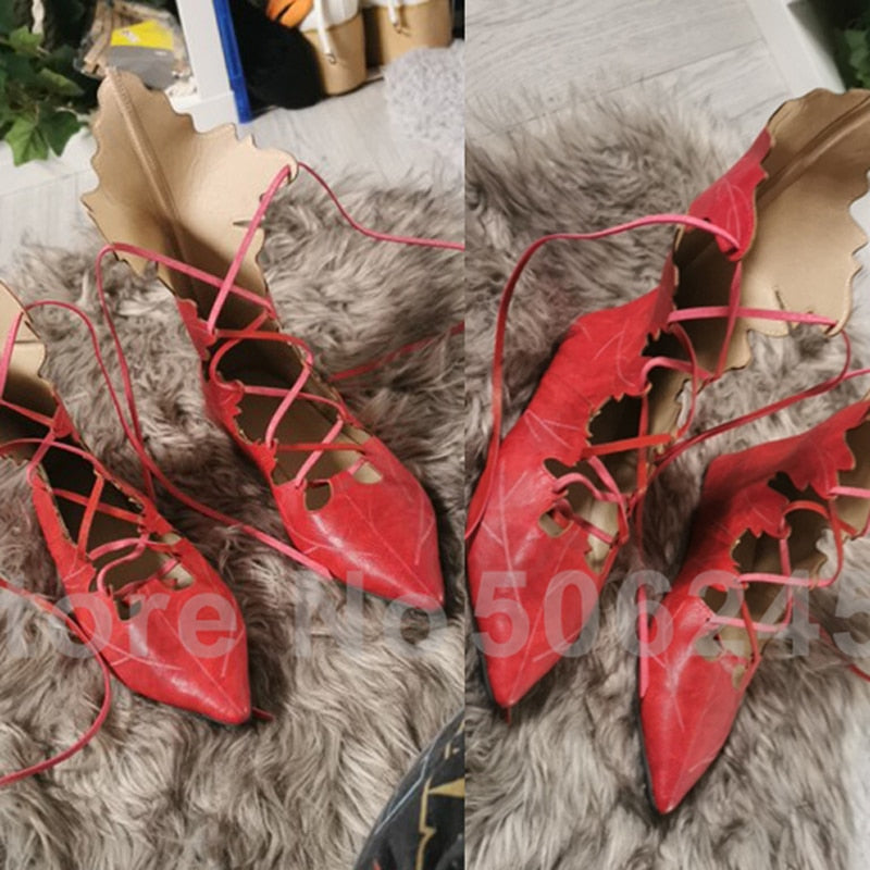 Medieval Leaf Shoes- Cosplay Costume Shoes