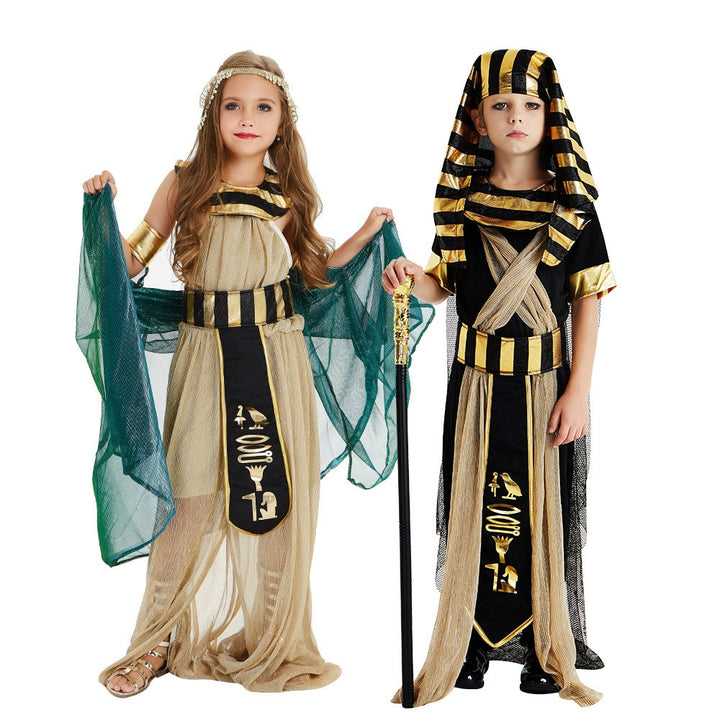 Kid's Egyptian Costume - Pharaoh and Cleopatra Costume