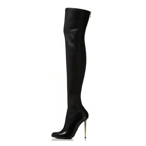 Over The Knee Chelsea Boots - Party Boots