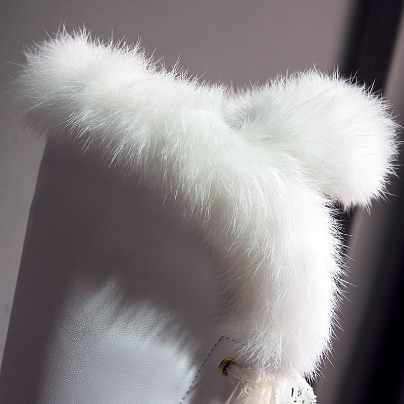 Fur Lined Long Boots