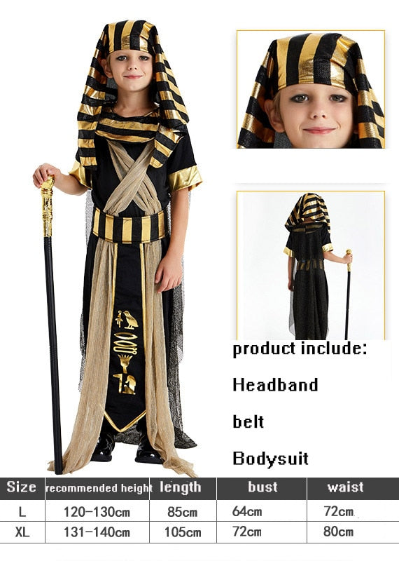 Kid's Egyptian Costume - Pharaoh and Cleopatra Costume