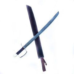 Backsword - High Carbon Damascus Steel Sword-36" Battle Ready - Battling Blades