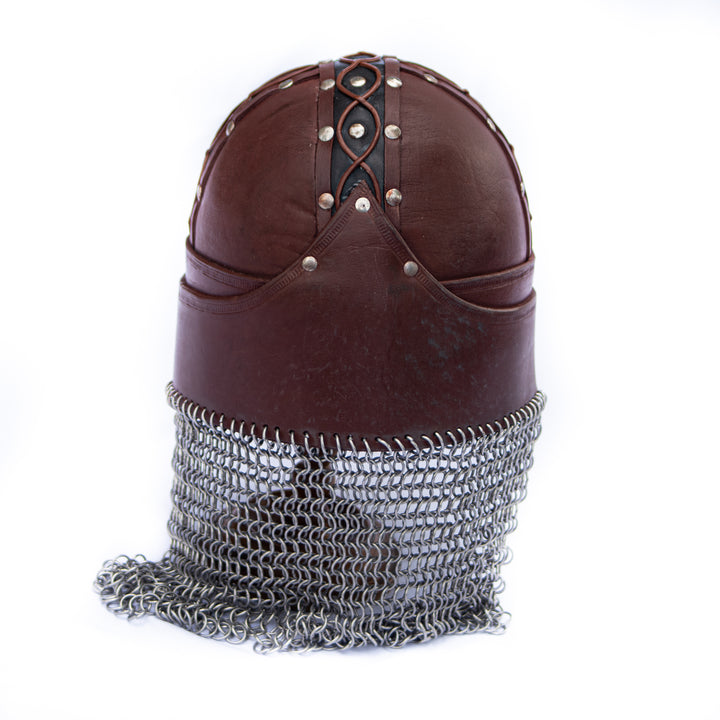 Viking Helmet- Leather- Gjermunbdu