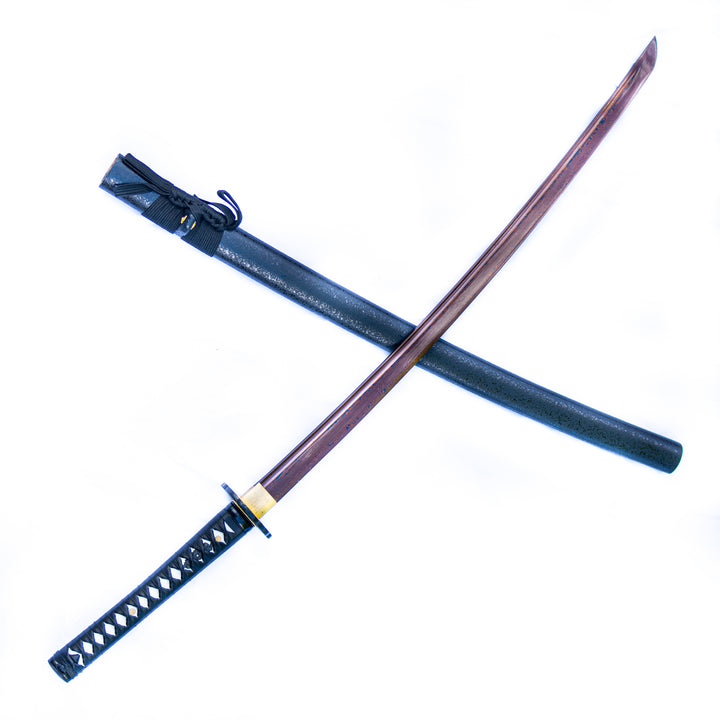 Red Katana Sword- High Carbon Damascus Steel Sword- 40.5"-Samurai Sword