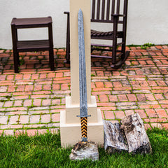 Viking Spatha Sword- High Carbon Damascus Steel- 35" - Battling Blades
