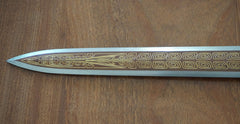 Gladius Sword- High Carbon Damascus Steel Sword- 30"- Gladiator/ Roman Sword - Battling Blades