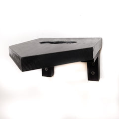 Handmade Wall Mount - Poplar- Black - Battling Blades