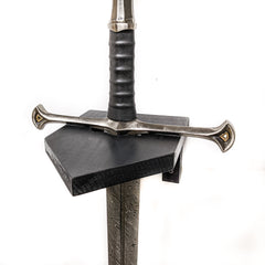 Handmade Wall Mount - Poplar- Black - Battling Blades
