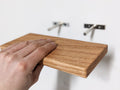 Floating Shelves | Customize Your Size | Oak