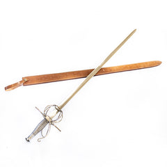 Rapier Sword - 1095 High Carbon Steel - 46" - Ornate Hilt - Battling Blades