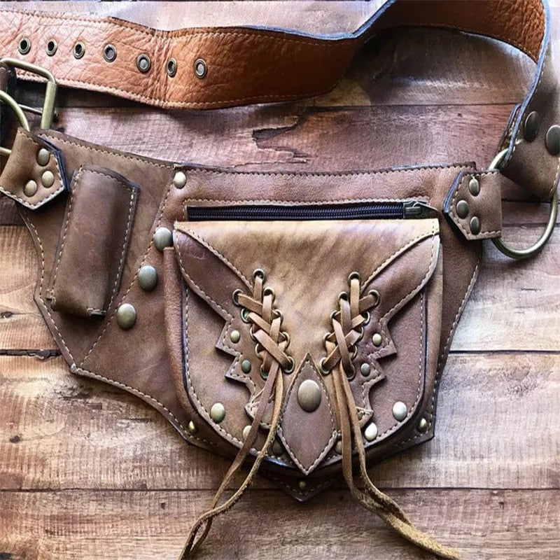 Medieval Belt Pouch Fanny Pack Battling Blades