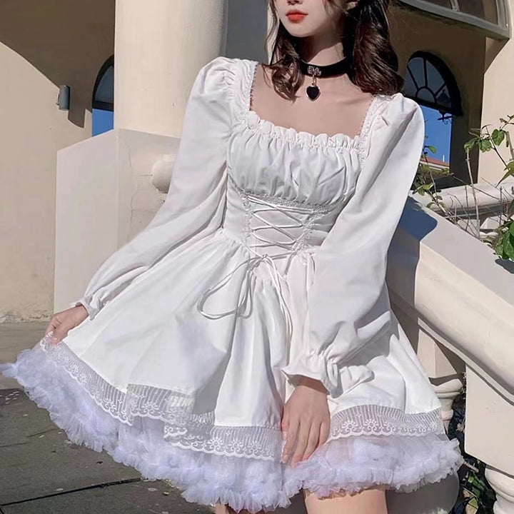 Gothic Trim Party Dress