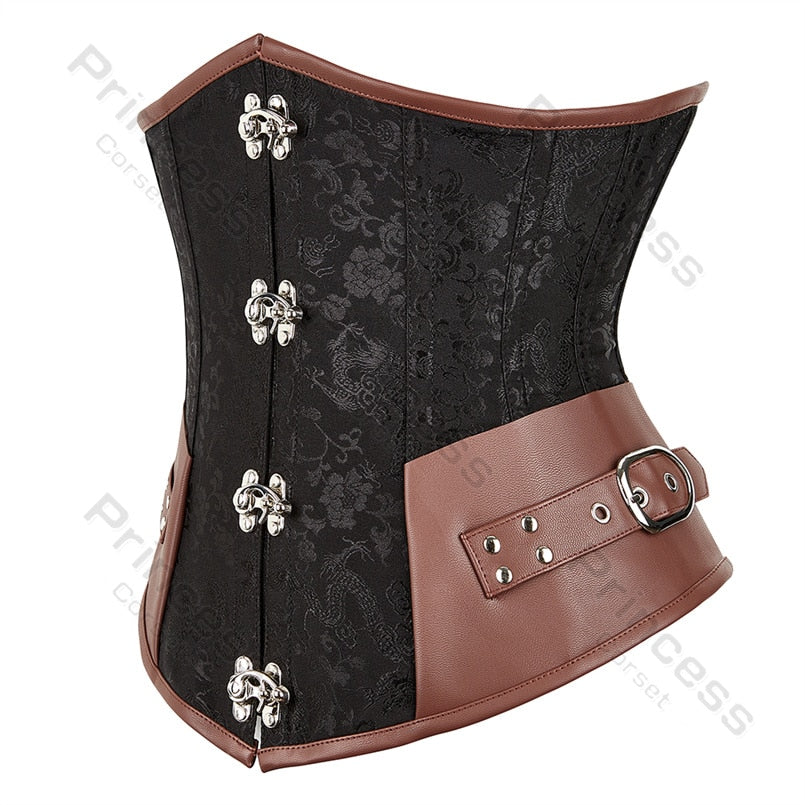 Jacquard Underbust Vintage Corset