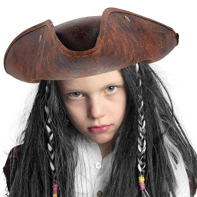 Pirate Hat- Tricorn Cap