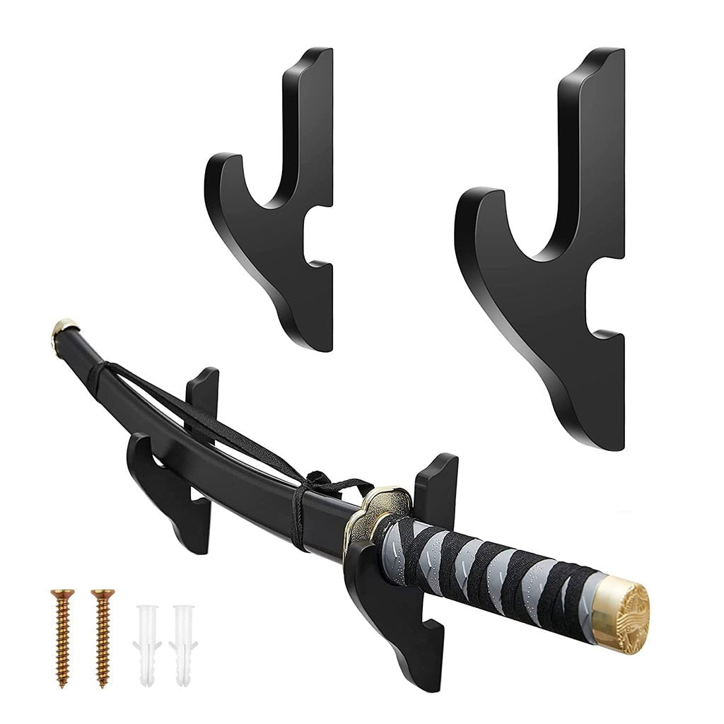 Adjustable Wooden Sword Hook Hanger - Battling Blades