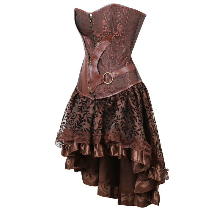 Steampunk Corset - Victorian Woman Burlesque - Corset Dress
