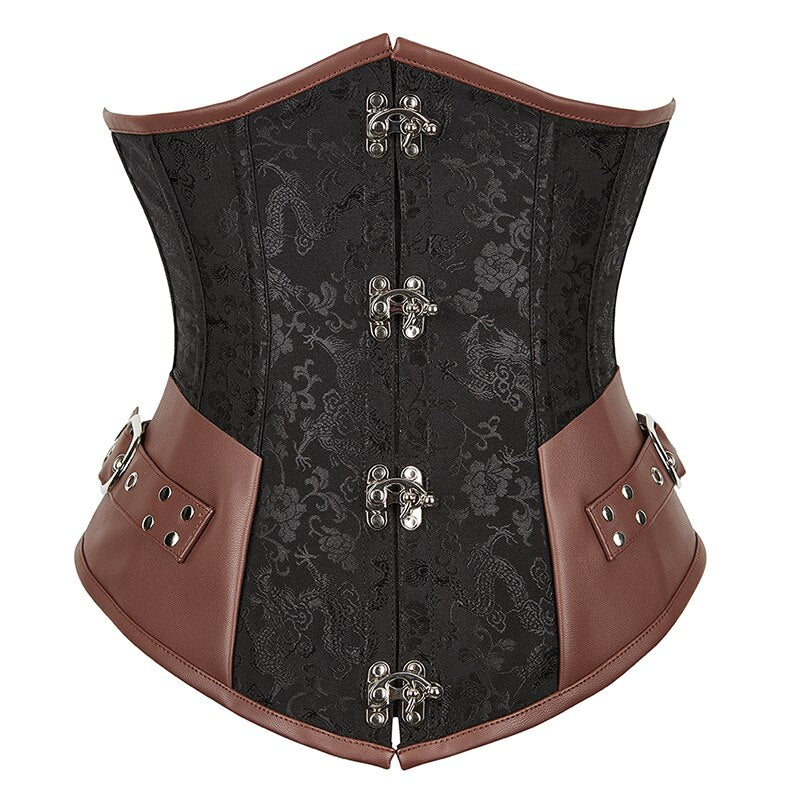 Jacquard Underbust Vintage Corset