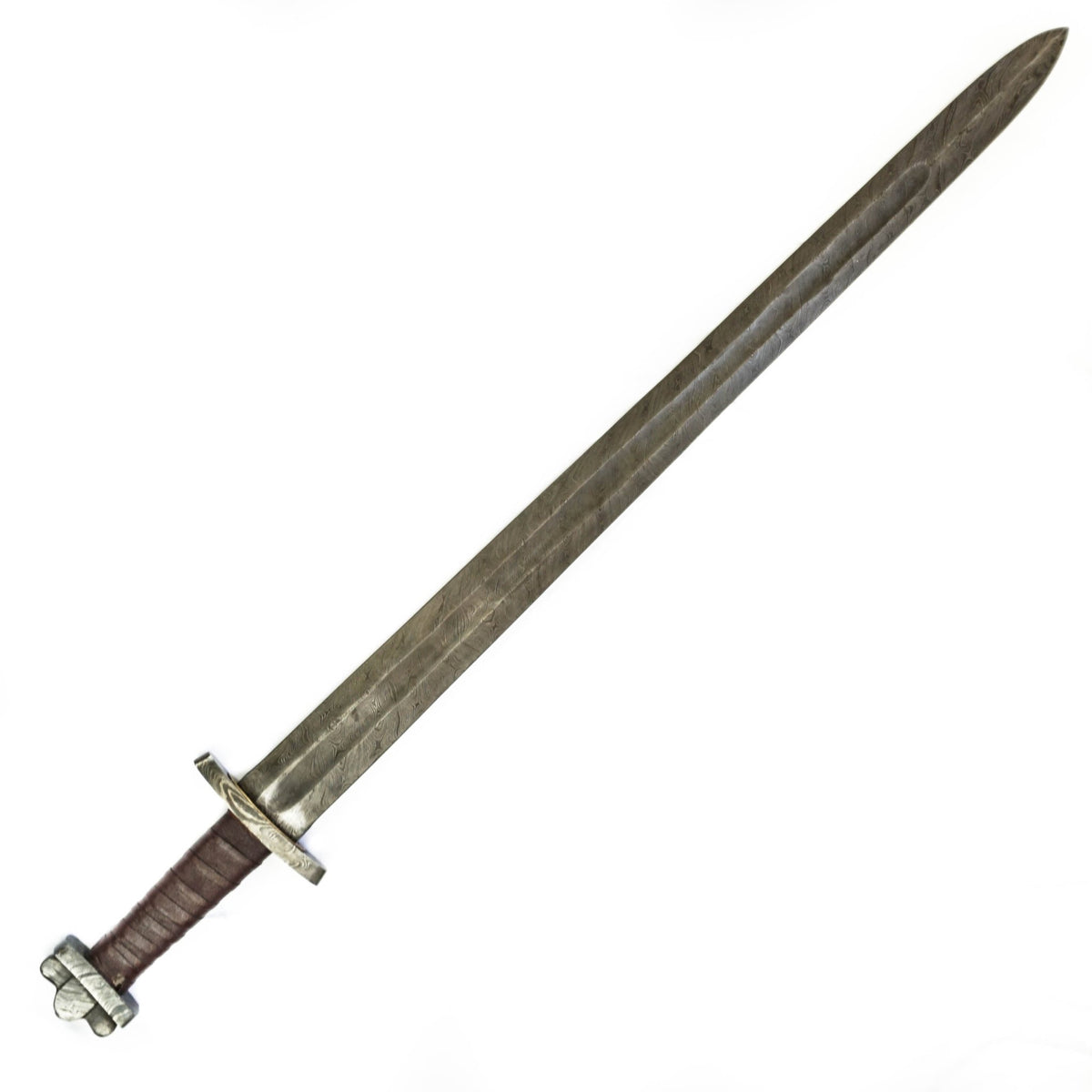 Ulfberht Sword/ Viking Sword- Damascus Steel Sword- 39" - Battling Blades