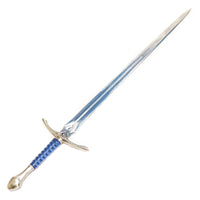 Longsword/ Bastard Sword- Blue Sword- High Carbon 1095 Steel Sword With Clay Temper- 44"